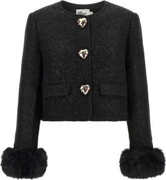 Self Portrait Mujer, Chaquetas, Negro, Talla: 2XS