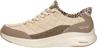 Skechers Contour Foam Sneakers - Dames - Sneakers - Beige - 40 EU - Schoenen
