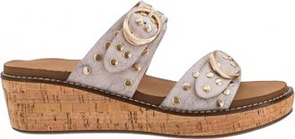 Corkys Footwear Womens Told You So Wedges In Cream Crackle