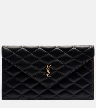 Saint Laurent Cassandre quilted leather pouch