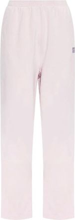 American Vintage Broeken, Dames, Roze, XS, Katoen, Plizzy Joggers