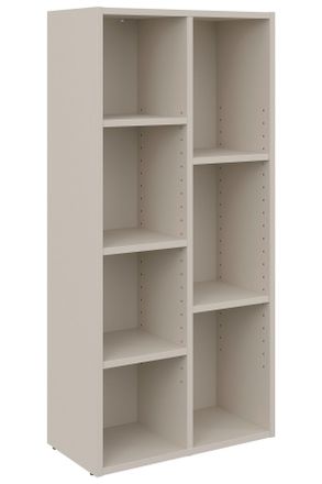 Boxxx Regal, Kaschmir, Holzwerkstoff, 5 F&auml;cher, 50x106x26 cm, stehend, Wohnzimmer, Regale, B&uuml;cherregale