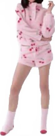 PJ Salvage Cherry Shorts In Pink