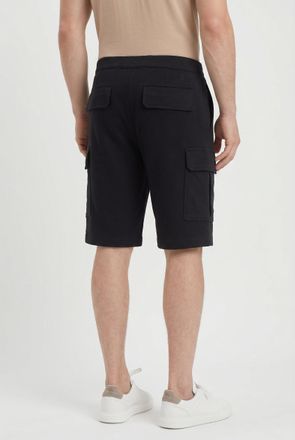 Brunello Cucinelli Cotton Cargo Shorts - Black