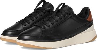 Cole Haan Grandpro All Day Court Leather Sneakers Mens Shoes Black/British Tan/Ivory : 11.5 D - Medium
