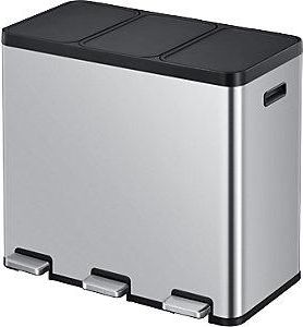 EKO Cubo De Basura Con Pedal Recycler Acero 60 L Colector