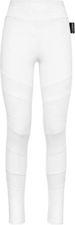 Plein Sport Jogging Leggings - Dames - Trainingsleggings - Wit - XL - Polyester - Fitness