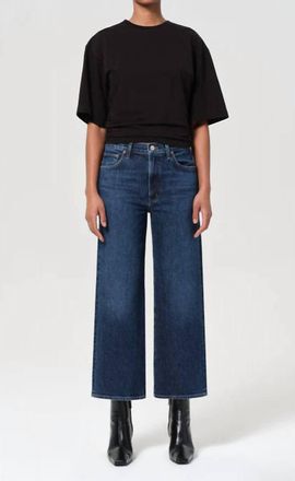 A Gold E Harper Cropped Jean In Echo