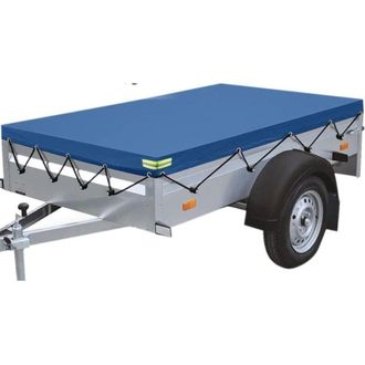 OEM Lona Para Remolque, Lona Impermeable Para Remolque Con Cuerda De Goma, Lona Protectora Plana De 208 X 114 X 13 Cm