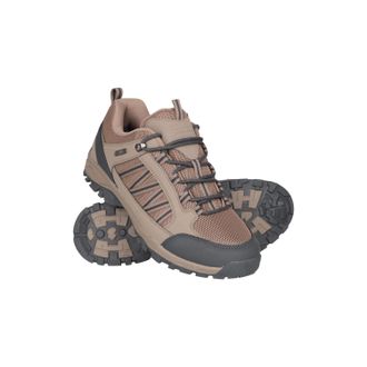 Mountain Warehouse Heren Pad waterdichte wandelschoenen (Donker Beige)