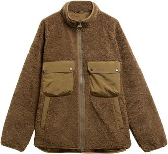 Barbour Re-Engineered Lanton Hybride Casual Jas - Heren - Fleece jassen - Bruin - S - Polyester - Fitness