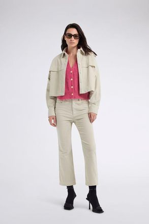 Gas Corduroy dames flare broek STAR CROP COLL