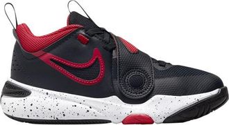 Nike Boys Team Hustle D 11 - Preschool Basketball Shoes University Red/White/Black Size 10.5