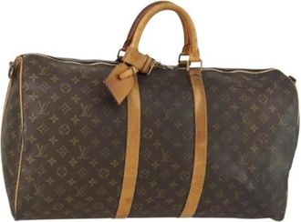 Louis Vuitton Pre-owned Weekend Bags, female, Brown, Size: ONE SIZE Pre-owned Weekend Bag