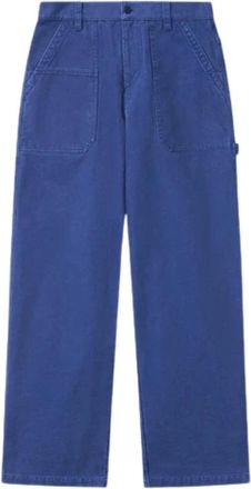 Isabel Marant Broeken, Dames, Blauw, S, Broeken