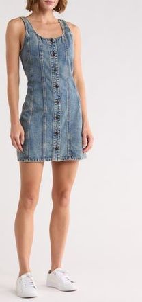 Rag & Bone Lorraine Sleeveless Denim Minidress in Carver at Nordstrom Rack, Size 12