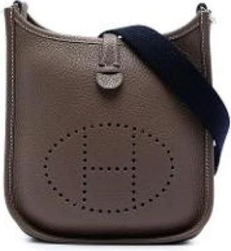 Herm&egrave;s Pre-owned Evelyne 16 - Dames - Vintage Schoudertas - Bruin - ONE Size - Leer - Vintage
