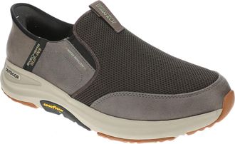 Skechers Mens Hands Free Slip-Ins Go Walk Outdoor Andes II Trainers, brown, 44 EU X-Weit