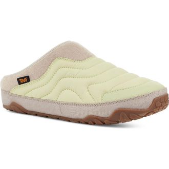 Teva ReEmber Terrain Quilted Water Repellent Mule in Sage Dream at Nordstrom, Size 13