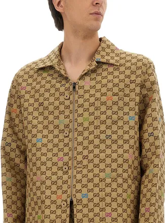 Gucci GG Cotton Jacket - Beige