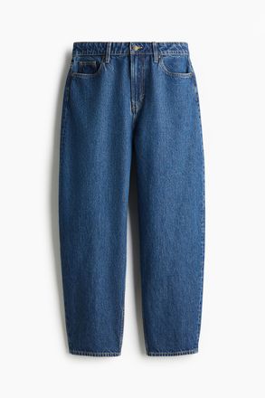 H&M Barrel High Jeans - Denimblau