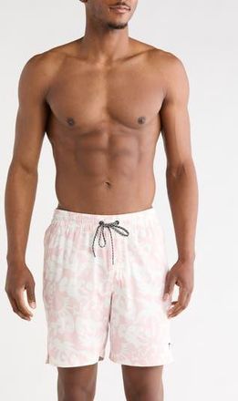Hurley Sunny Seaside Volley Swim Trunks in Dark Beige at Nordstrom Rack, Size X-Large