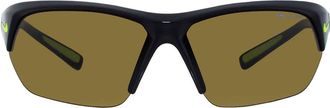 Nike Brown Green Wrap Unisex Sunglasses SKYLON ACE MI EV0525 077 69