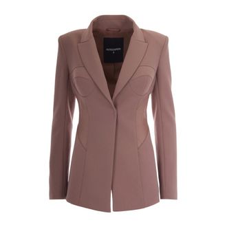 Patrizia Pepe Patrizia Pepe, Blazers, female, Brown, Size: XS Blazers