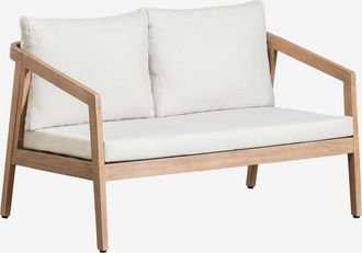 Sklum Sklum - Sof&aacute; De 2 Plazas En Madera De Acacia Kaela
