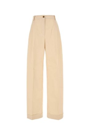 パンツ MAISON KITSUNE Cream Cotton Pant Maison Kitsuné Pants from $169.00 - on Stylight