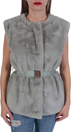 Liu Jo 2-in-1 Jas - Dames - Bodywarmers - Grijs - L - Polyester - Jassen