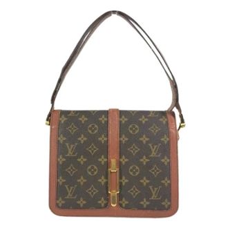 Louis Vuitton Pre-owned Shoulder Bags, female, Brown, Size: ONE SIZE Pre-owned Vintage Canvas Shoulder Bag