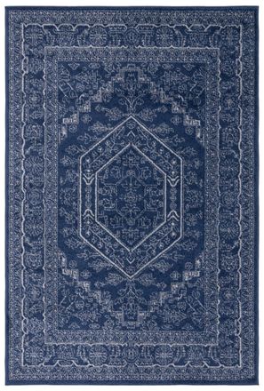 Safavieh Alfombra azul marino/beige 155 x 229 cm
