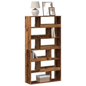 Berkfield Home Bookcase Old Wood 100x33x187.5 cm Engineered Wood in Brown
