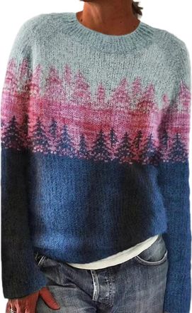 Generic Sweaters for Women UK Casual Basic Lightweight Jumpers Cable Knit Ribbed Sweater Long Sleeve Autumn Winter Pullover Tops Sweatshirt Ladies Fall Shirts