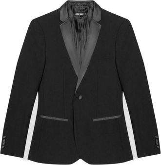 Antony Morato Zwarte Knoopsluiting Blazer Lente/Zomer Mannen - Heren - Business blazers - Zwart - XL - Polyester - Kostuums