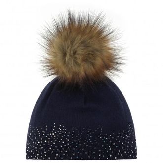 Eisb&auml;r Nalin Lux Crystal M&uuml;tze f&uuml;r Damen | blau