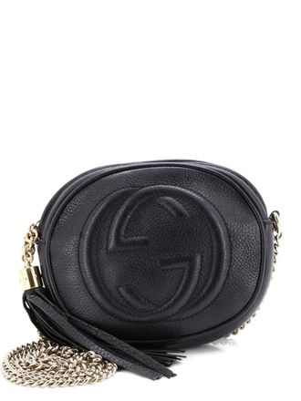 Gucci Soho Chain Bag Leather Mini crossbody bag - Black