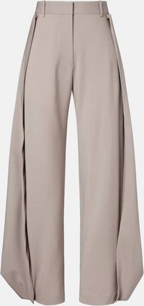 Loewe Draped wool wide-leg pants