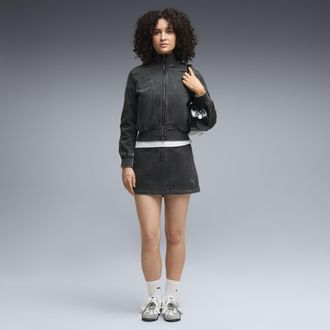 Puma Gonna in twill slavato FUTURE.PUMA.ARCHIVE da donna, Abbigliamento, Nero, XL