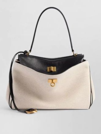 Balenciaga shoulder bag top handle ring detail