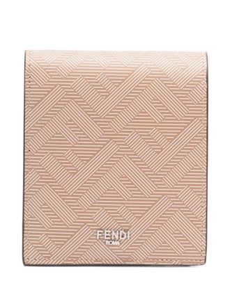 Fendi FF leather wallet - Neutrals