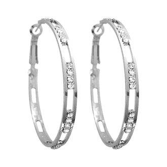 Generic Silver Hoops Earrings For Women Large,925 Silver Hoop Earrings Gold Silver Large Hoop Earrings With Diamond,Lightweight Hollow Huggie Earrings Hypoall