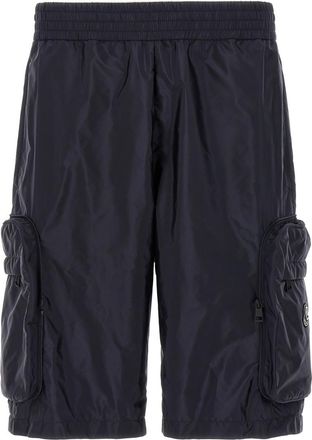 Moncler Navy Blue Bermuda Shorts