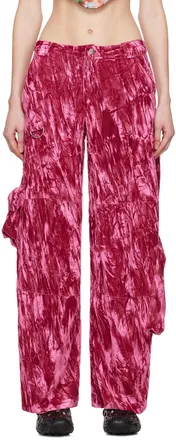 Collina Strada Pink Lawn Cargo Pants