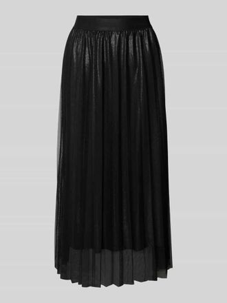 More & More More & More Midirock mit elastischem Bund in Black, Größe 44