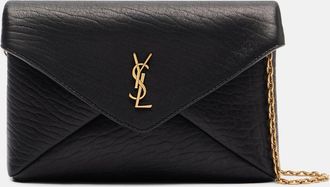 Saint Laurent Cassandre Small leather clutch