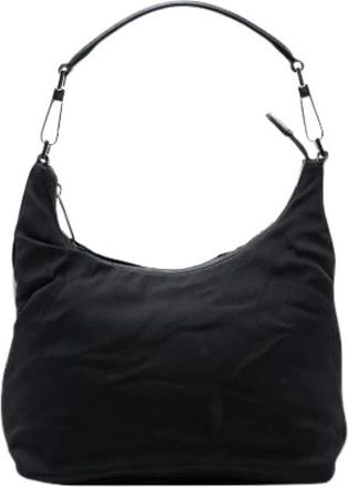 Gucci Pre-owned Vintage Nylon Schoudertas - Dames - Vintage Schoudertas - Zwart - ONE Size - Nylon - Vintage