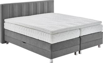 Westfalia Polsterbetten Boxspringbett wahlweise mit Bettkasten und Topper
