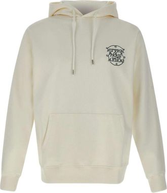 Dr&ocirc;le de Monsieur White Logo Hoodie